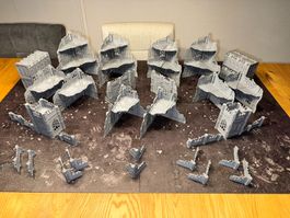 Komplettes 11th Edition Warhammer Gelände Set (Faltbar!)