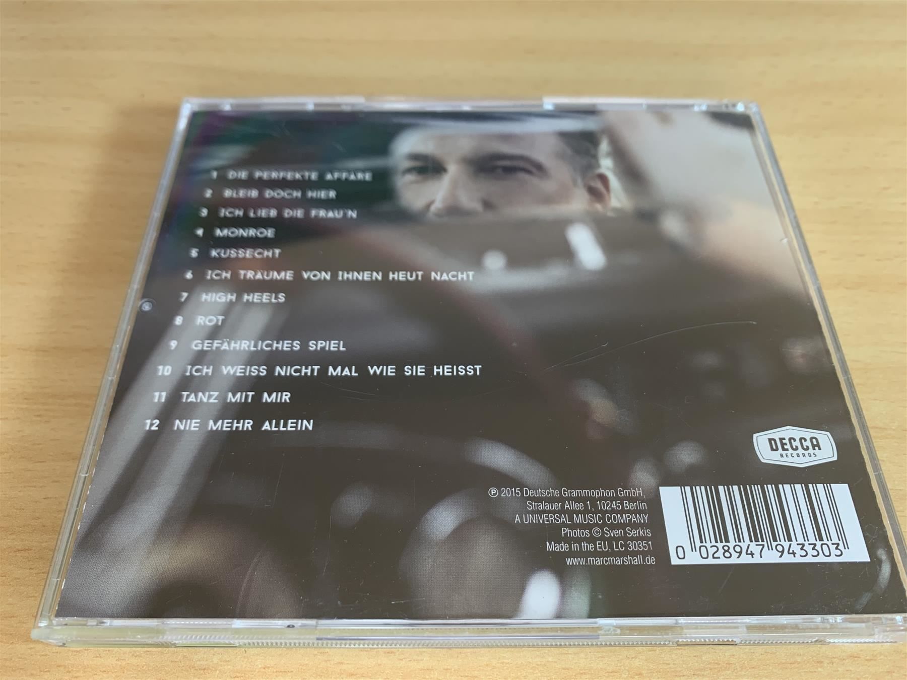CD: Marc Marshall – Die Perfekte Affäre – Usato da Rikon im Tösstal venduto da Alpenmutz 1