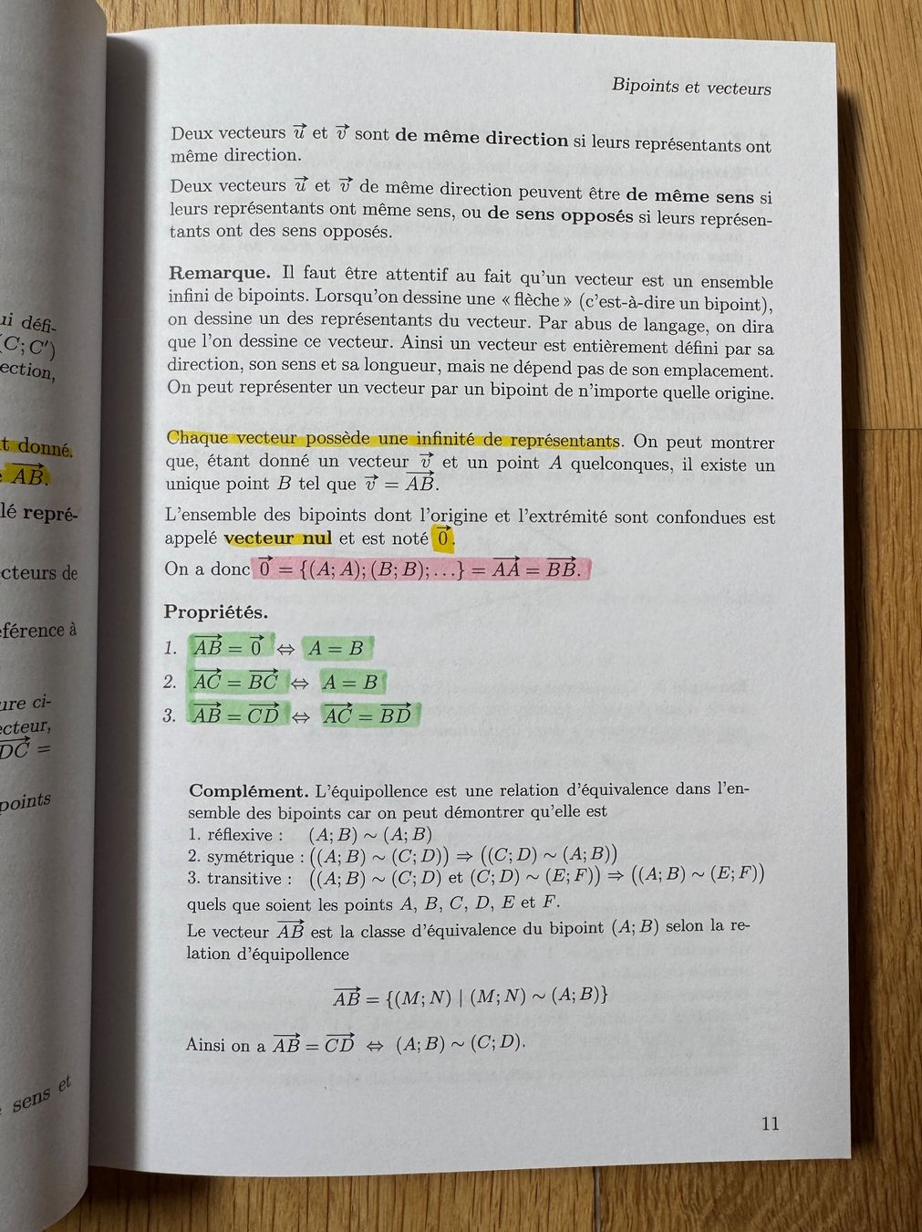 Livres: Géométrie vectorielle et analytique – D'occasion à Jussy par Retrove 1
