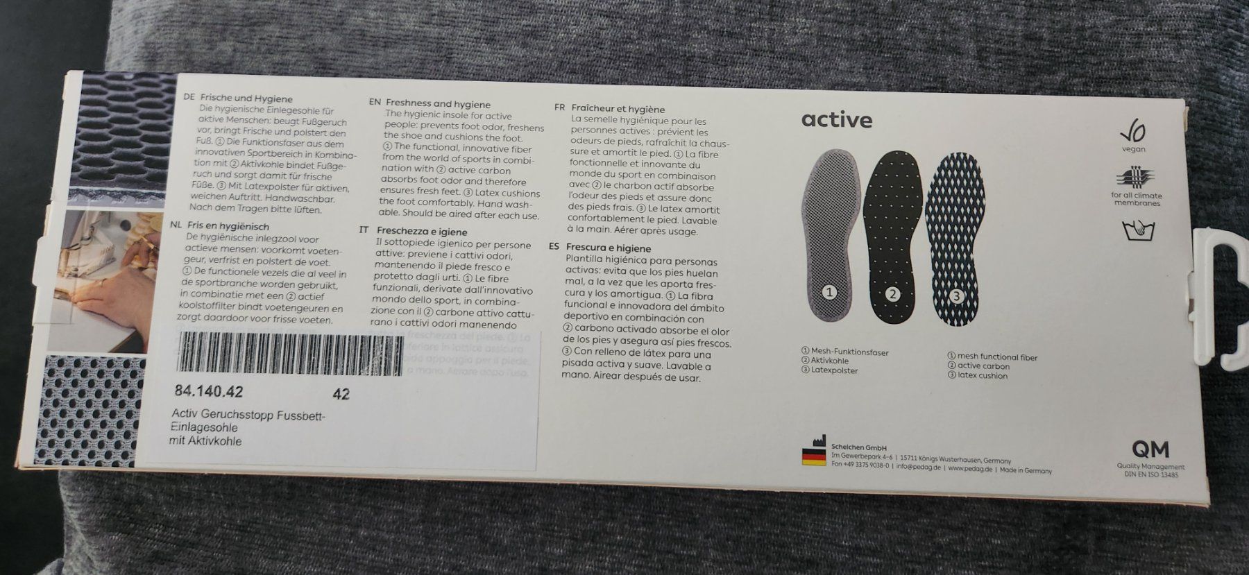 Scarpe da uomo: Neue, ungebrauchte Pedag Active Einlegesohlen, Grösse 42 – Nuovo e nell'imballaggio originale da Oftringen venduto da Leleni 1