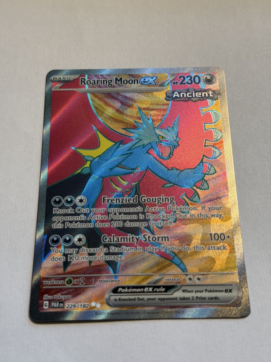 Pokémon Carte collezionabili: Pokemon Roaring Moon ex 229/182 EN – Usato da Uster venduto da l_cards 1