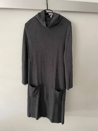 Schönes Strickkleid von Tom Tailor in Gr. 36 in anthrazit