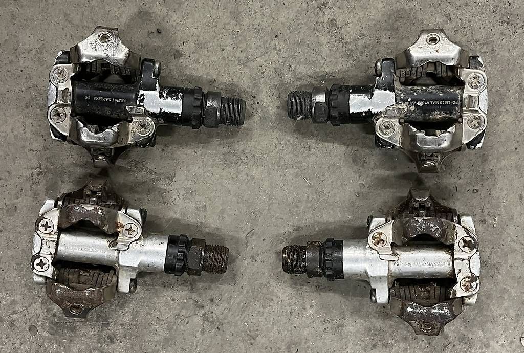 Shimano Pezzi di ricambio: Zwei Paar Pedale Shimano PD-M520 – Usato da Bern venduto da Achkrach