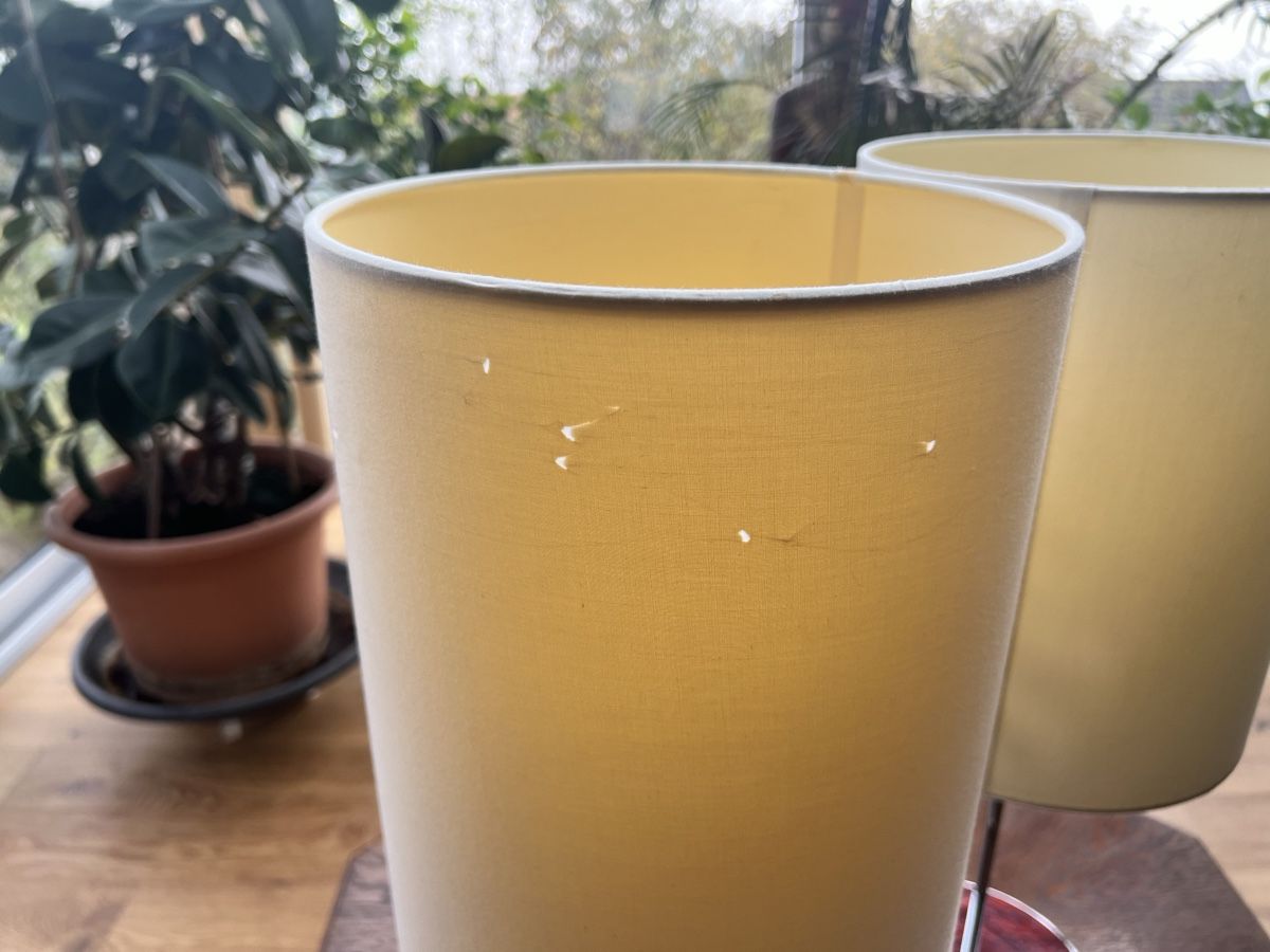 Lampen: 2 elegante Chrom Tischleuchten mit Lampenschirm – Gebraucht aus Arboldswil von psp_cjt9 1
