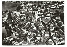 Wil (SG) Flugaufnahme von der Altstadt - Kirche - um 1950