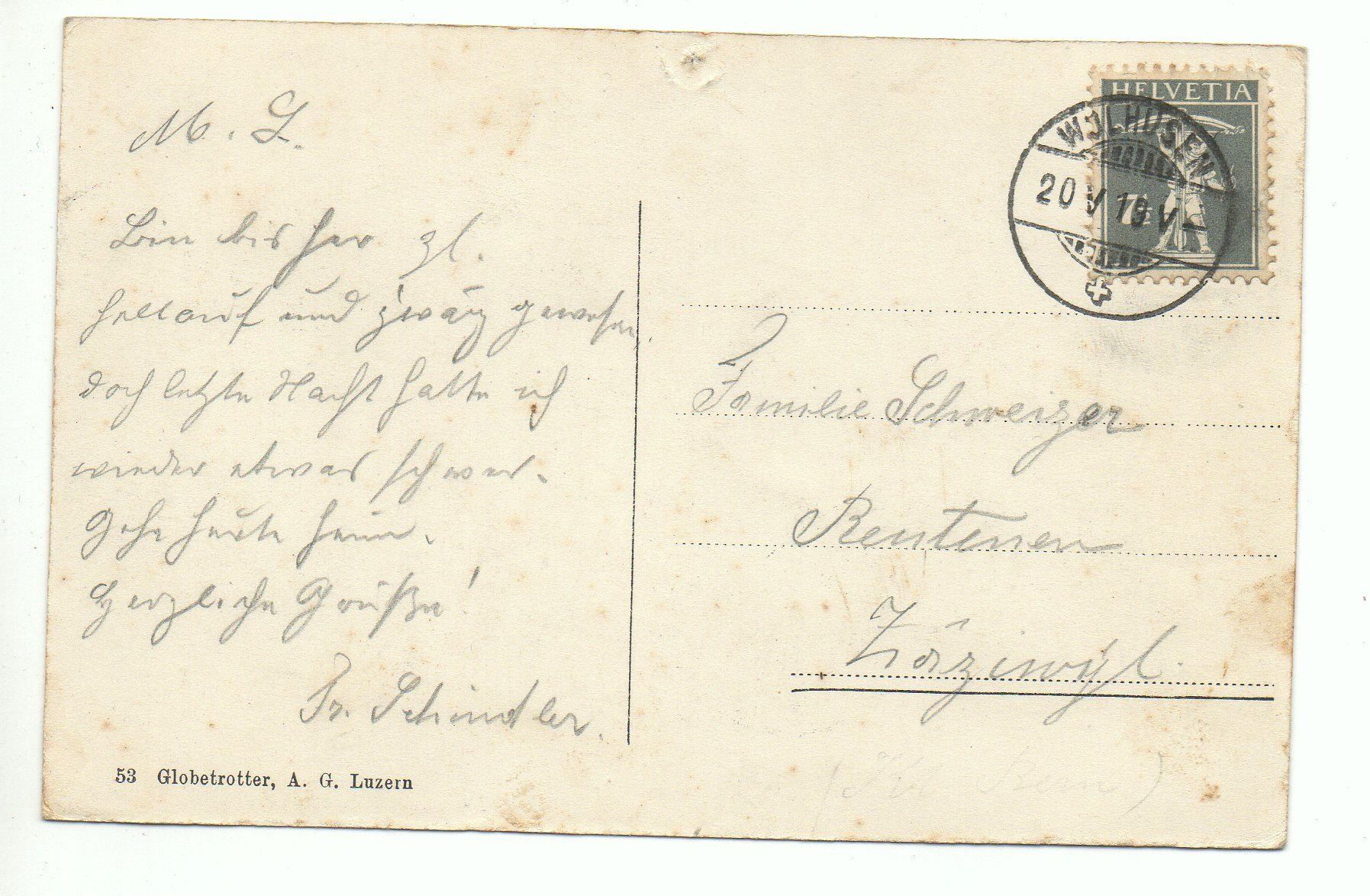 Cartes postales: RUSWIL – D'occasion à Jona par philajona 1