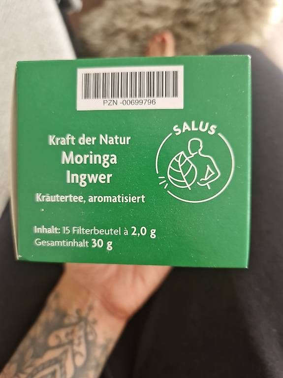 Cibi & Specialità: 6x Salus Bio Moringa Ingwer Tee 15 Filterbeutel  Ungeöffnet – Usato da Wallisellen venduto da GCR01