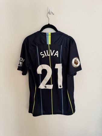 Original Nike Manchester City Away trikot 2018 David Silva
