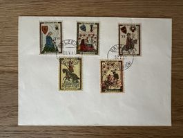 Liechtenstein - 1961 FDC ZNr. 349-353 BALZERS Stempel selten