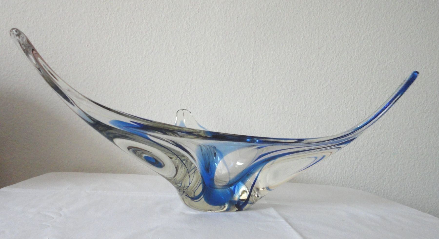 Alle Dekorationen: Glasschale gross mit blauen Einfärbungen D = ca.47,5cm – Gebraucht aus zürich von parts5060 3