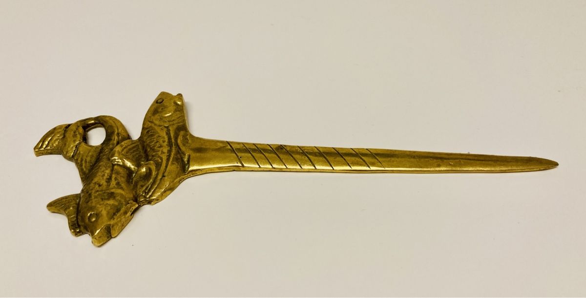 Sonstiger Bürobedarf: Brieföffner Fische aus Bronze – Gebraucht aus Luzern von downtonabbey 1