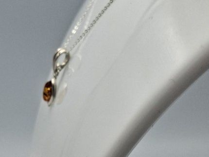 Ciondoli: Bernstein Anhänger 925 Silber brauner Bernstein Collier – Nuovo e nell'imballaggio originale da Heiligkreuzsteinach venduto da schmucktime 9