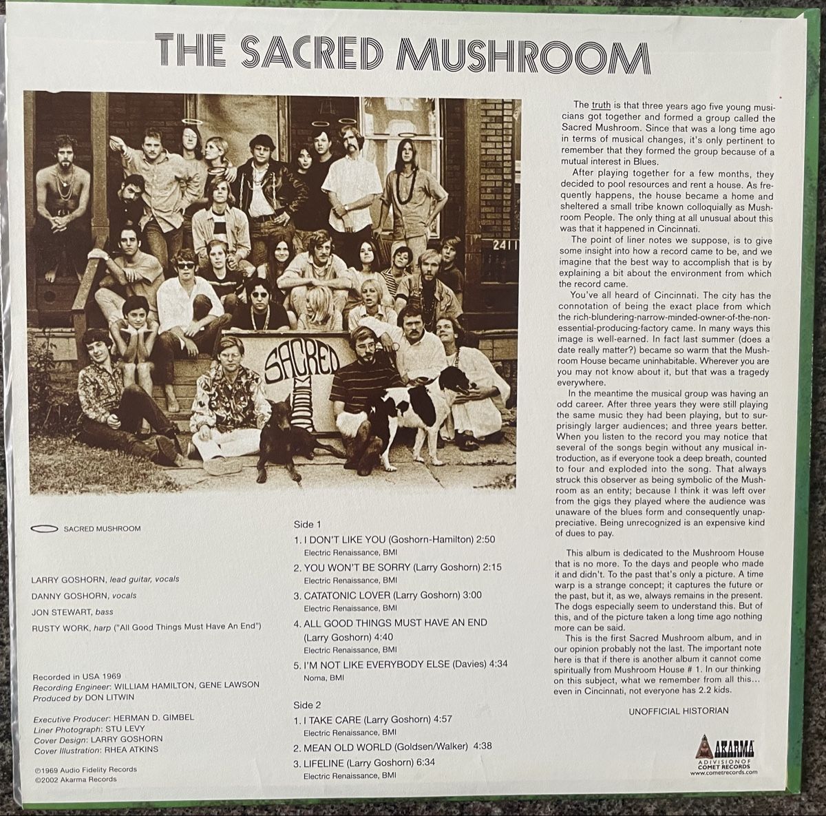 Vinyles: Sacred Mushroom - same - AKARMA Vinyl LP – D'occasion à Olten par Bluespapst 1