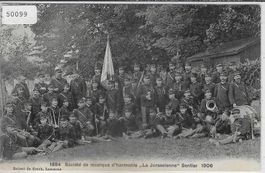 Societe de musique d'harmonie "La Jurassienne" Sentier 1906