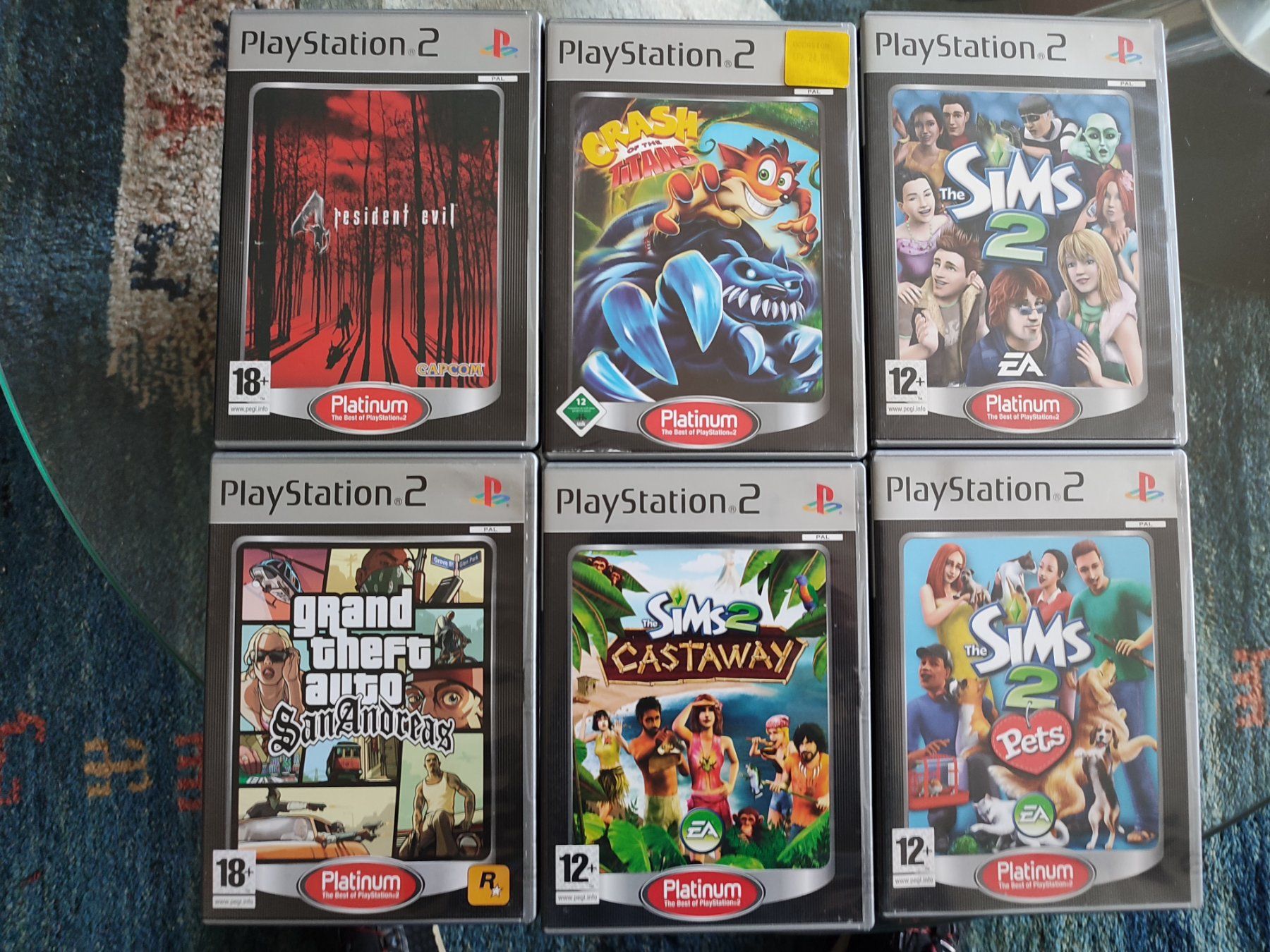 Sony Giochi: Playstation2 Games 6 Platinum – Usato da Biel/Bienne venduto da ruggi03