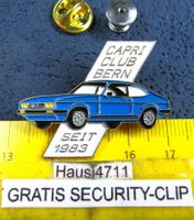FORD CAPRI CLUB BERN SEIT 1983 AUTO PIN MIT SECURITY-CLIP