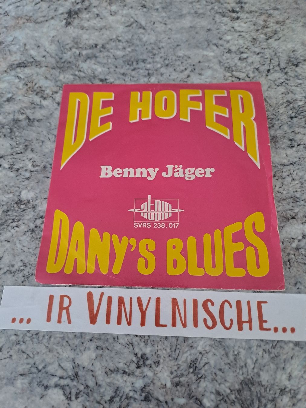 Dischi in vinile: Single  BENNY JÄGER  "De Hofer" Atom – Usato da Uetendorf venduto da Essiggurken