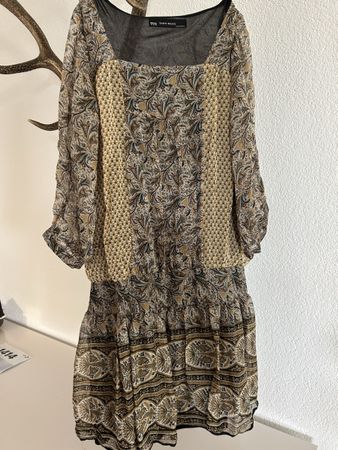 Pure Seide Zara Boho Tunika Kleid M