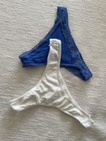 2 Strings - Blue Lace & White Cotton - Size S