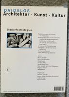 Daidalos Architektur Kunst Kultur Zeitschrift Nr. 71