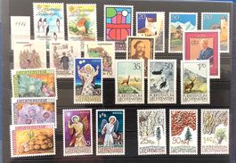1986 Liechtenstein Jahresausgabe Postfrisch **