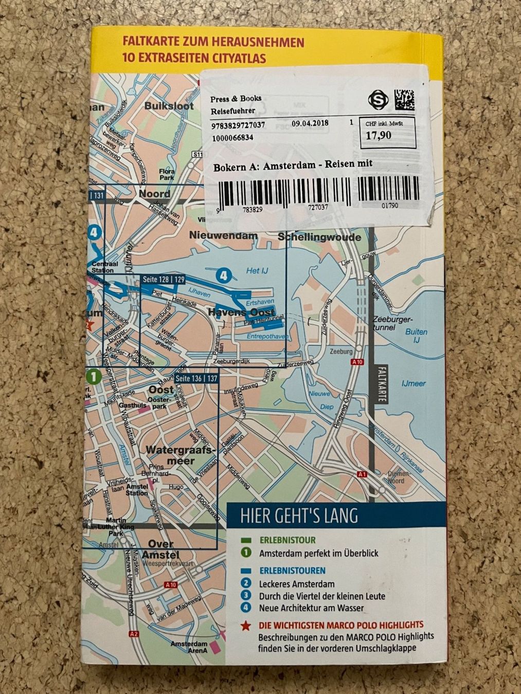 Libri: Reiseführer "AMSTERDAM" von Marco Polo – Usato da Grosswangen venduto da Vita500 1