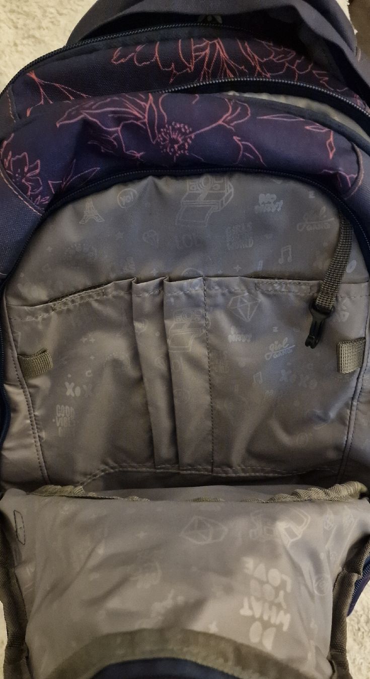 Coocazoo Kindertaschen: Coocazoo Rucksack mit Blumenmuster – Gebraucht aus Schalunen von Frost8 4