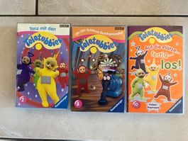 3 Teletubbies VHS Kassetten Ravensburger gebraucht