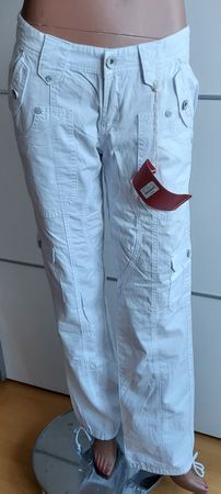 Neue Damen Cargohose Gr. 36 weiss von Il Dolce