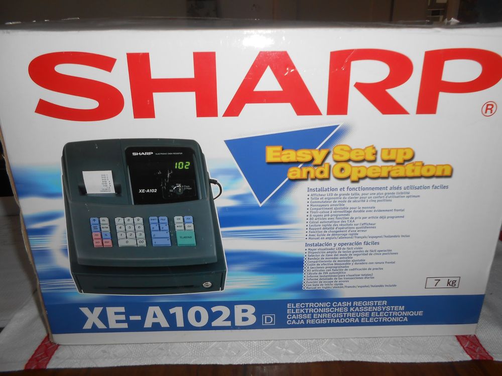 Sharp XE A102 B Kassensystem Kaufen auf Ricardo