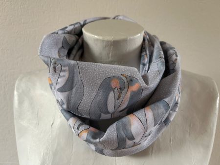 Kinder-Loop -Schlauchschal - Baumwoll-Jersey - Handarbeit
