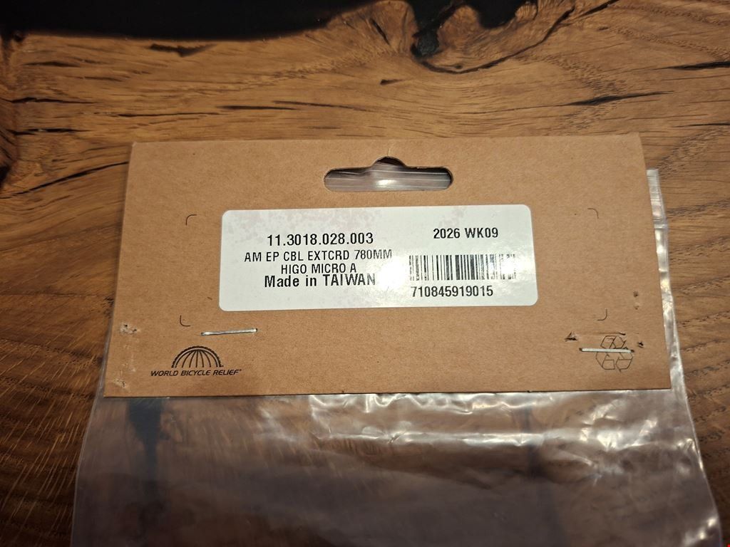 SRAM Higo Micro A Anschlusskabel für AXS 780mm (Neuf avec emballage d ...