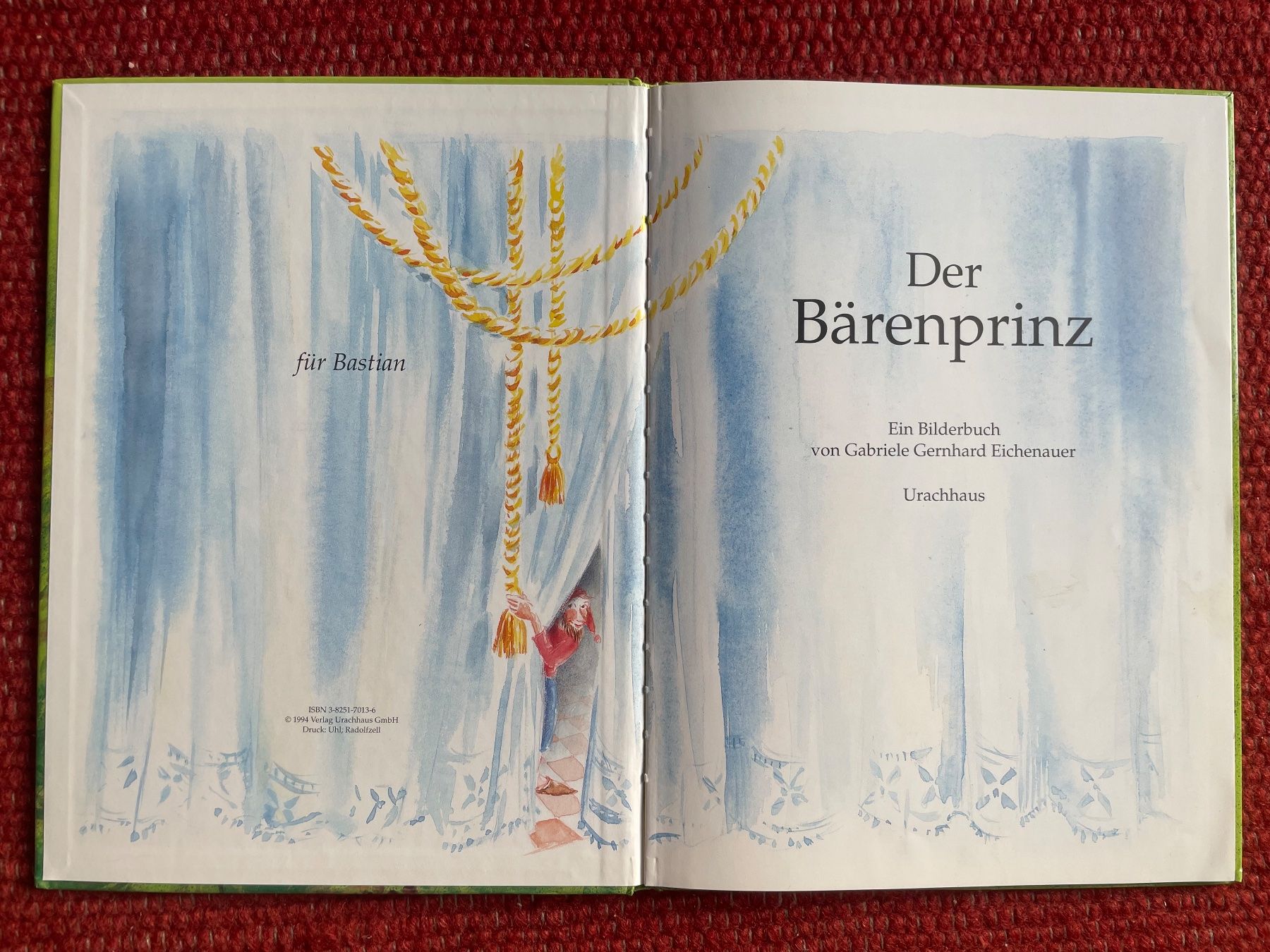 Libri: Der Bärenprinz Gabriele Gernhard Eichenauer-Urachhaus – Usato da Dornach venduto da tom_xy85 2