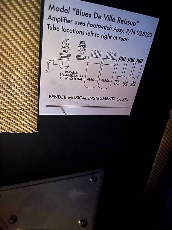Verstärker: Fender Blues DeVille Reissue 4x10" – Gebraucht aus Bern von Simon21 3