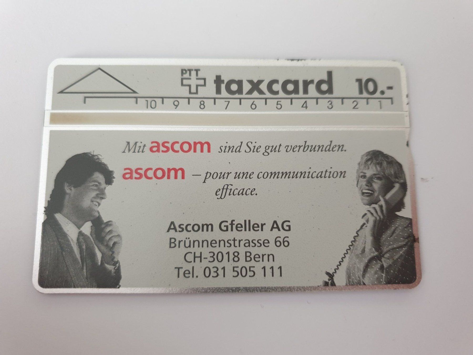 Schede telefoniche: Ascom Gfeller AG ungebr – Usato da Rain venduto da chesz