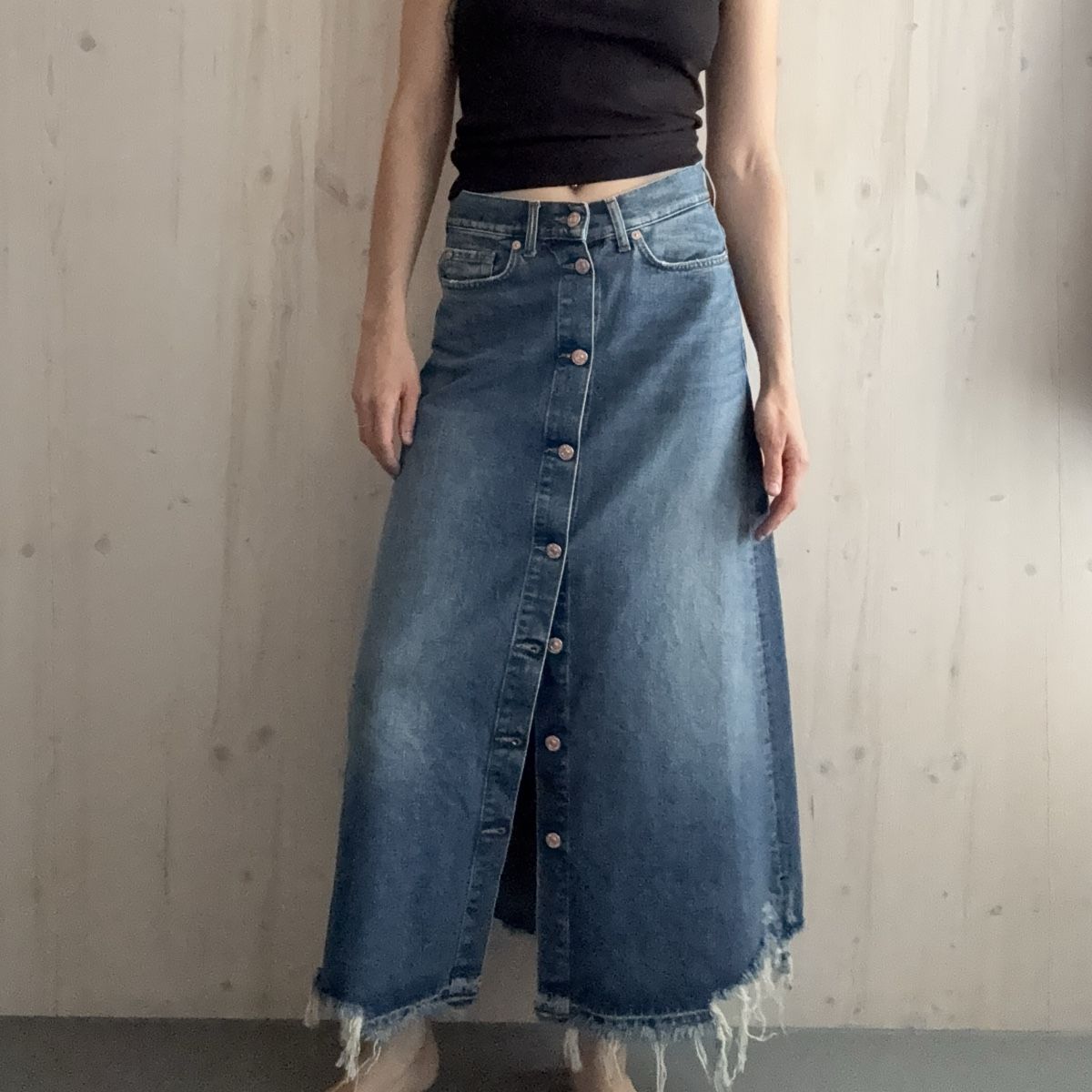 Mankind Röcke: 7 For All Mankind Maxi Jeansrock  Gr. 25 – Neu (gemäss Beschreibung) aus Basel von Magali82 4