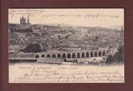 Souvenir de LAUSANNE - Grand Pont - 1903