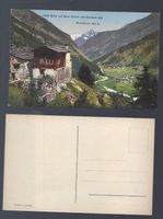 Blick auf SAAS GRUND von Bodmen aus - Bietschorn (VS) ungel.