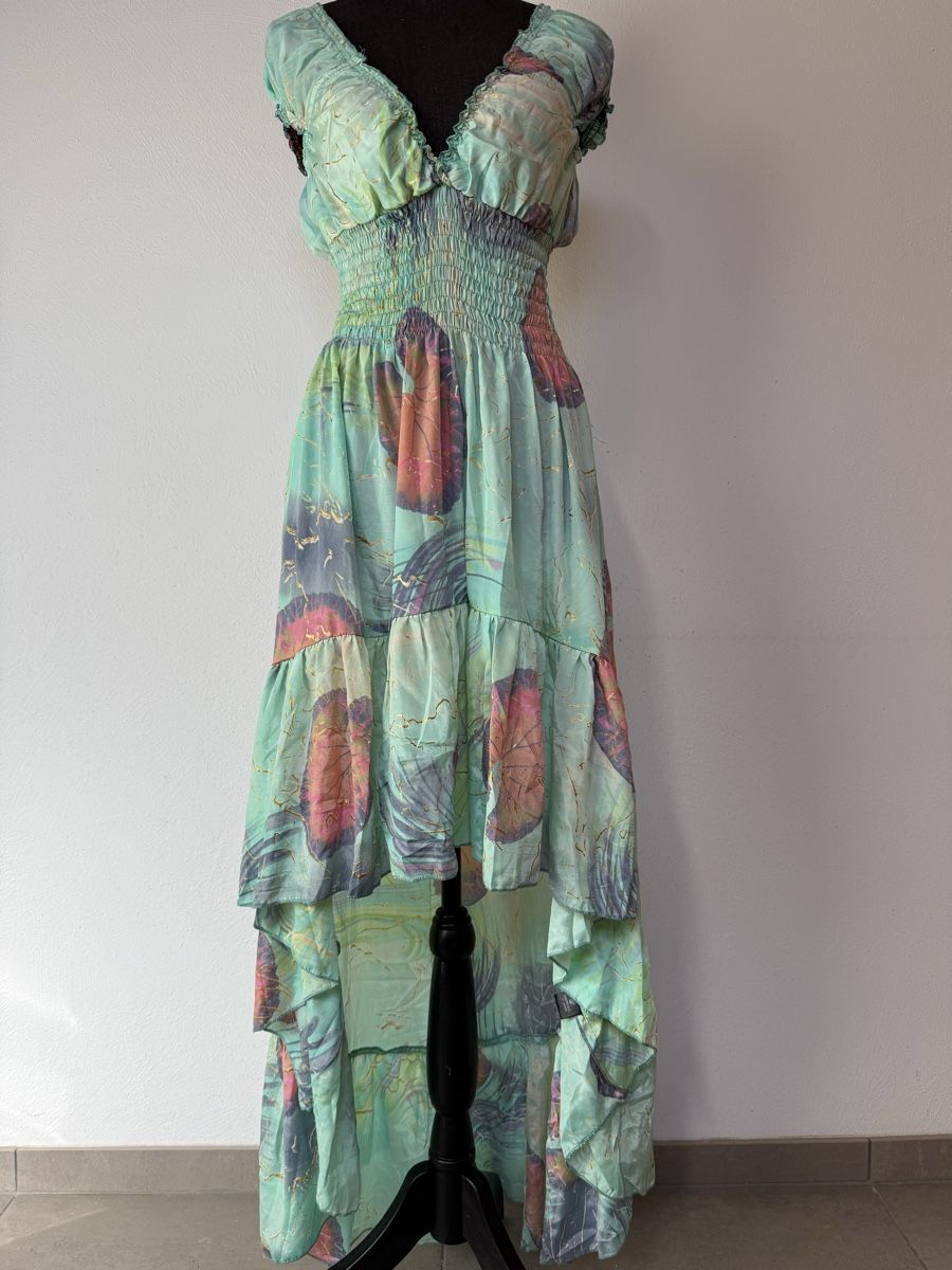 Robes: Boho Vokuhilastufenkleid mit Seide – Neuf (Voir description) à Sigriswil par ck56