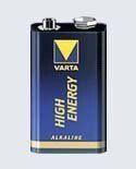 Varta Akkus & Batterien: VARTA HIGH E 9V-Block – Neu und originalverpackt aus Halden von TopFoto 1