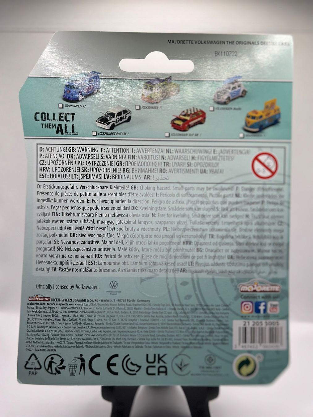 Majorette Modellini d'auto: Majorette Volkswagen Golf MK1 – Nuovo e nell'imballaggio originale da Winterthur venduto da CollectorOfDiecast 1