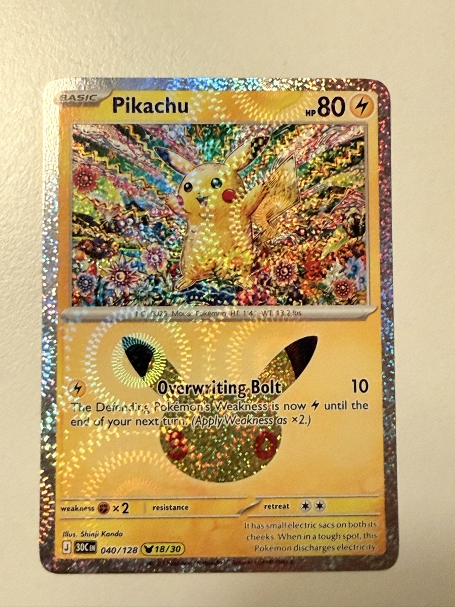 Pokémon Carte collezionabili: Pikachu Kanda 18/30 - 30th celebration EN – Nuovo (secondo la descrizione) da Zürich venduto da Piaz97