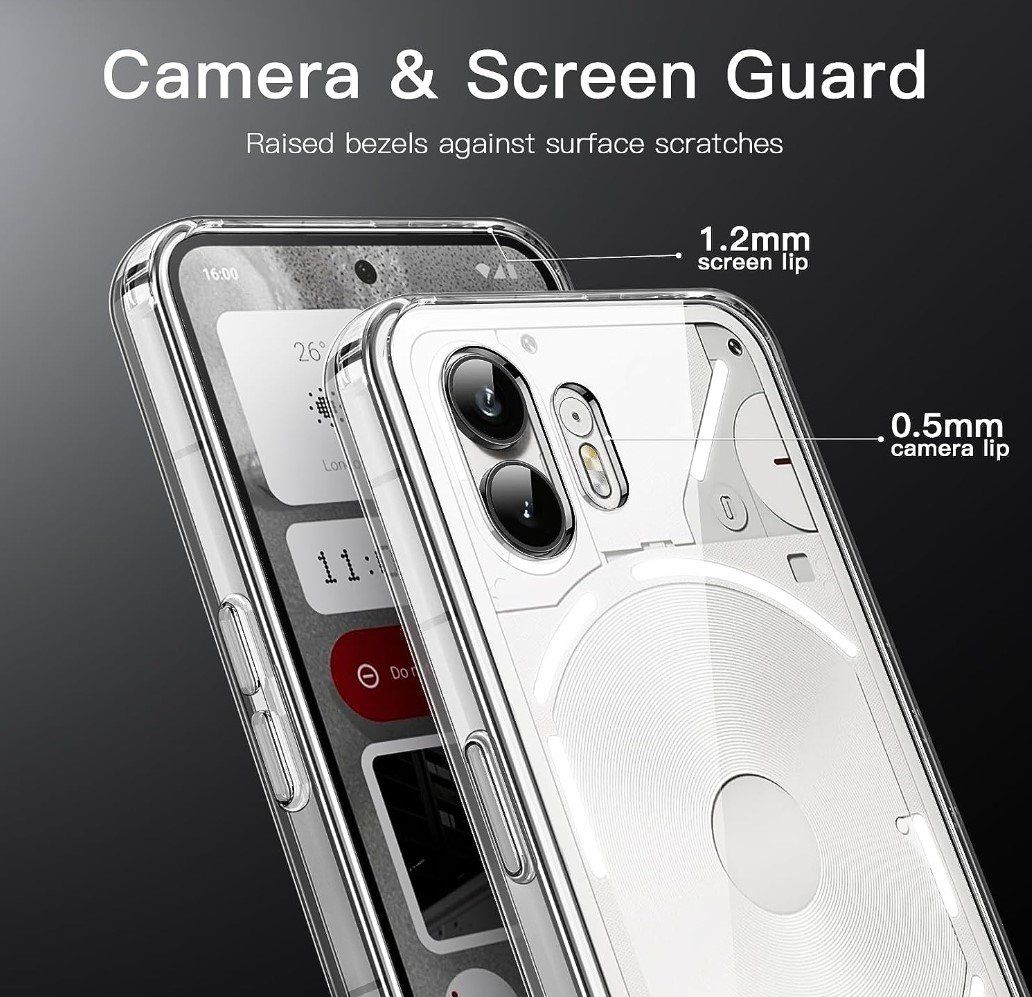 Cover & Protezioni schermo: Nothing Phone 2 transparentes Case Schutzhülle TPU Clear – Nuovo e nell'imballaggio originale da Rorschacherberg venduto da elektrofreak 3
