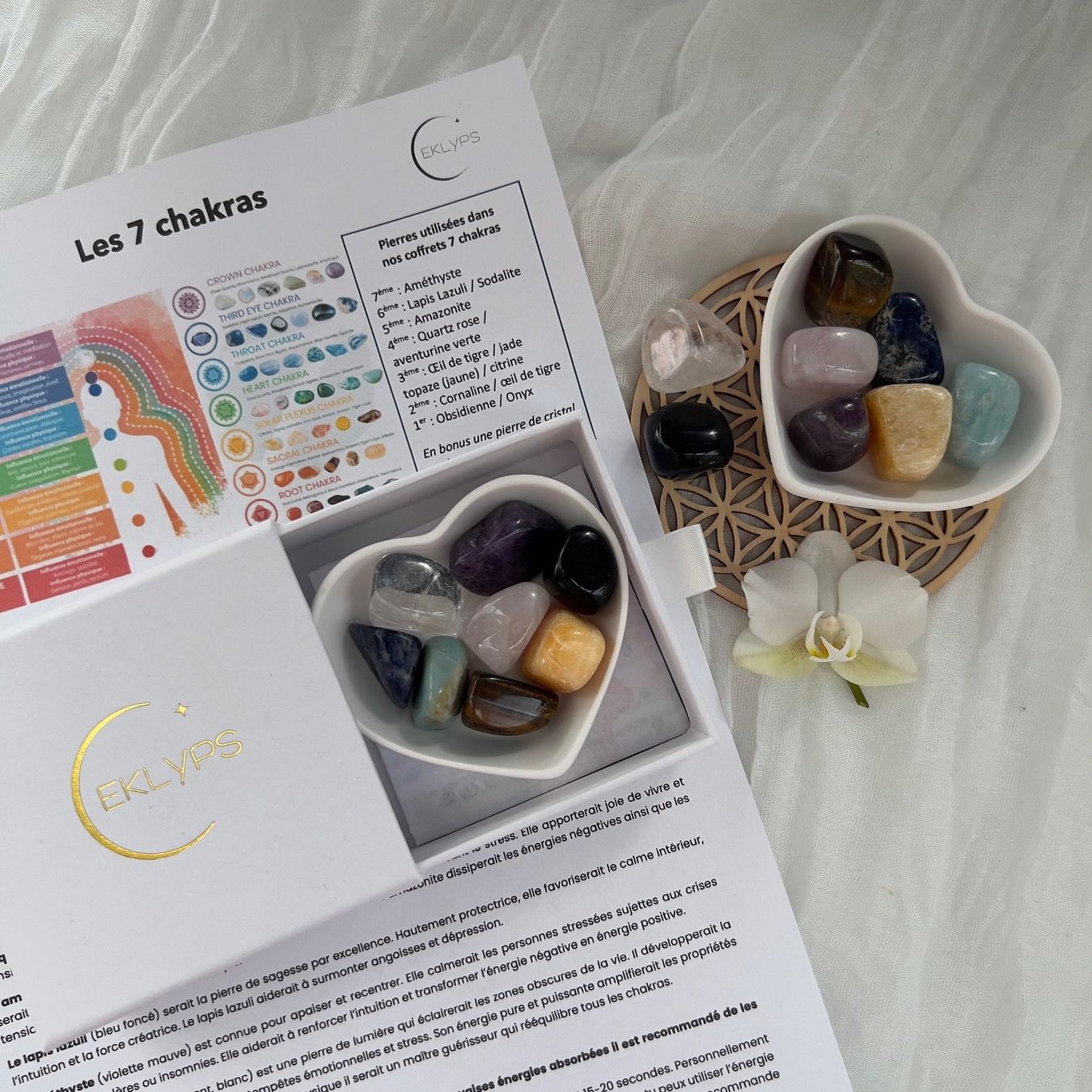 Mineralien & Heilsteine: 7 chakras set coffret – Neu und originalverpackt aus Pully von sunaddict 1