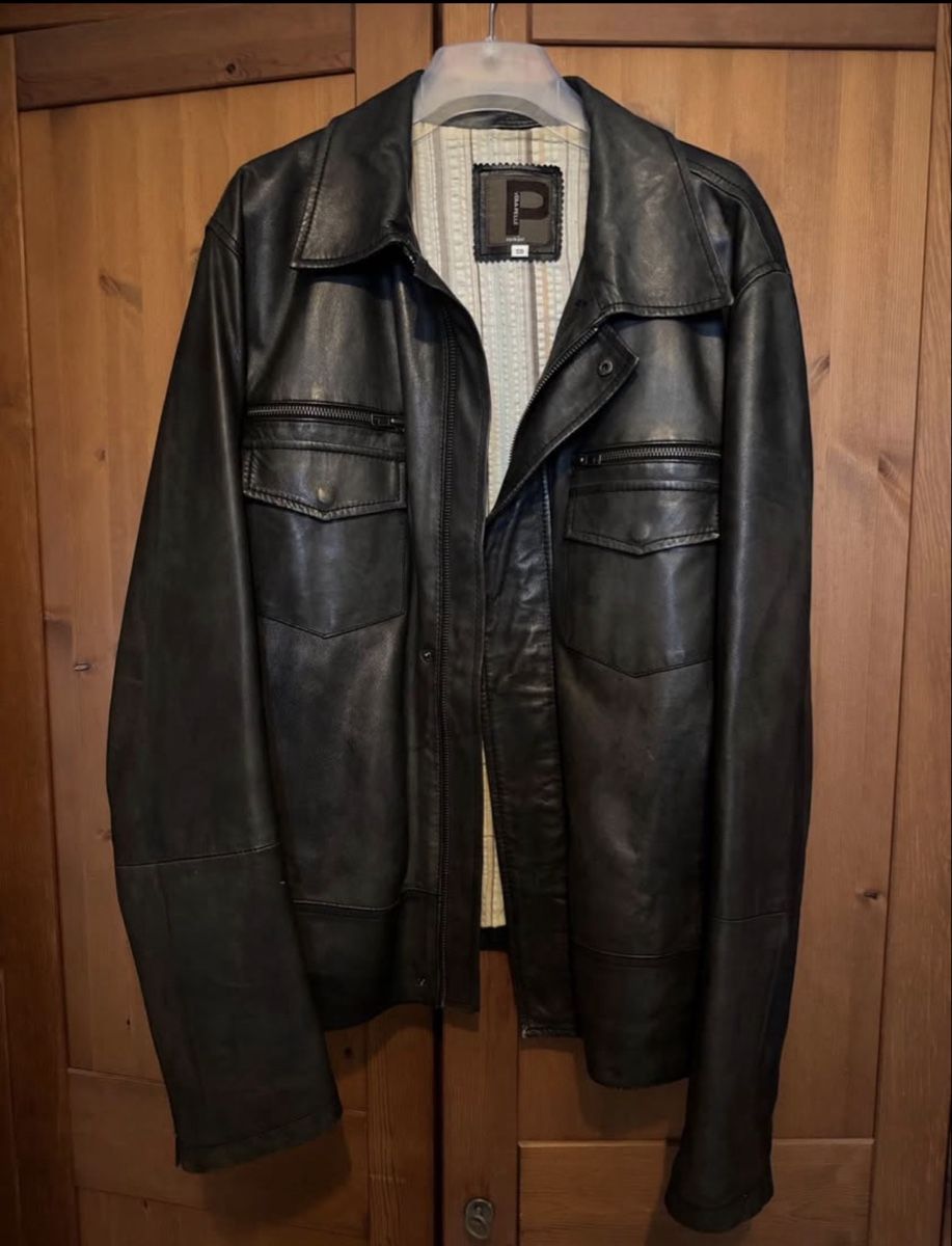 Vestes: Veste en cuir véritable – D'occasion à St-Livres par cat_p5vh