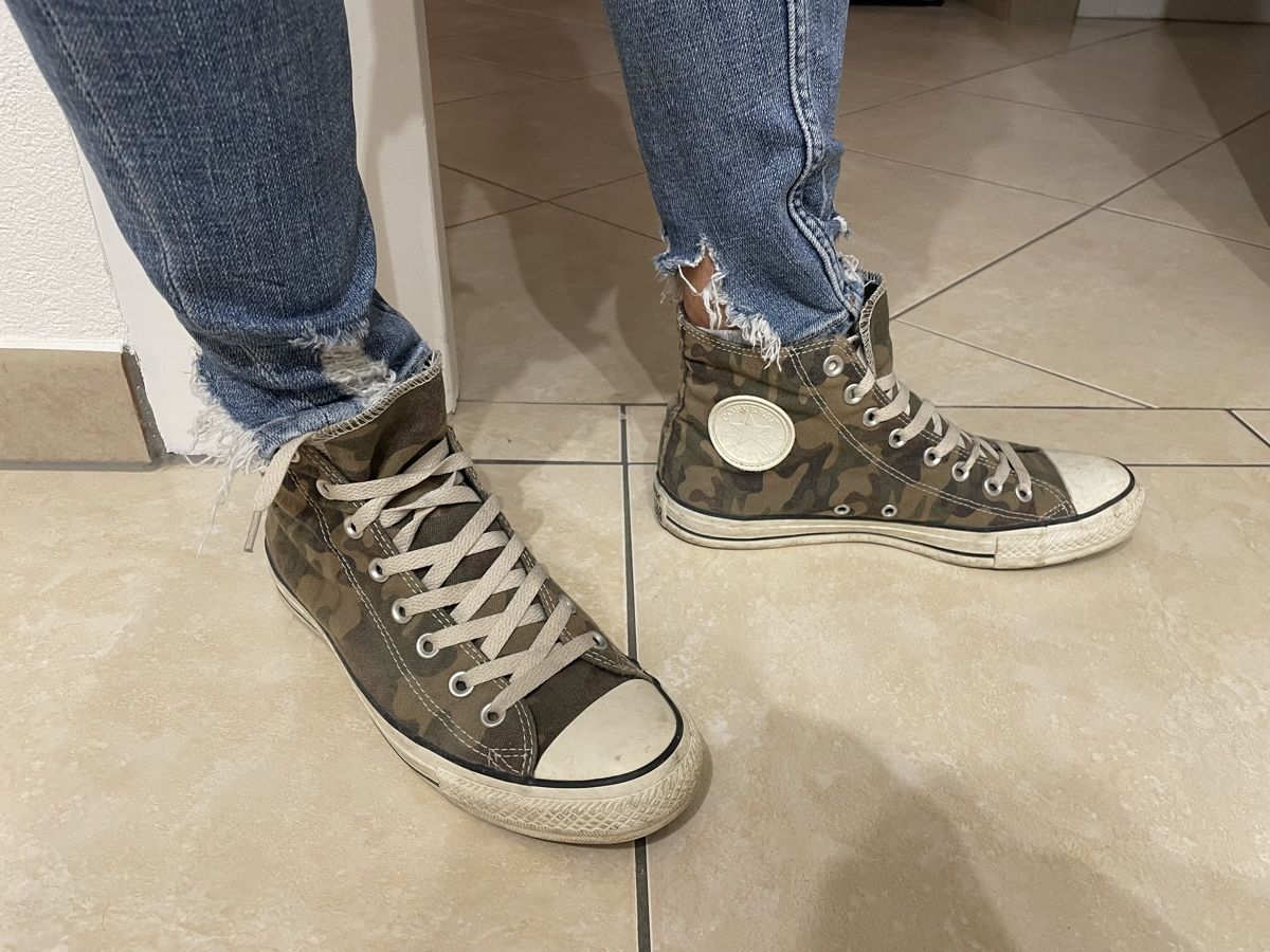 Converse Herrenschuhe: Converse All Star Chucks, Gr. 41, Camouflage Muster – Gebraucht aus Oeschgen von Caffi 2