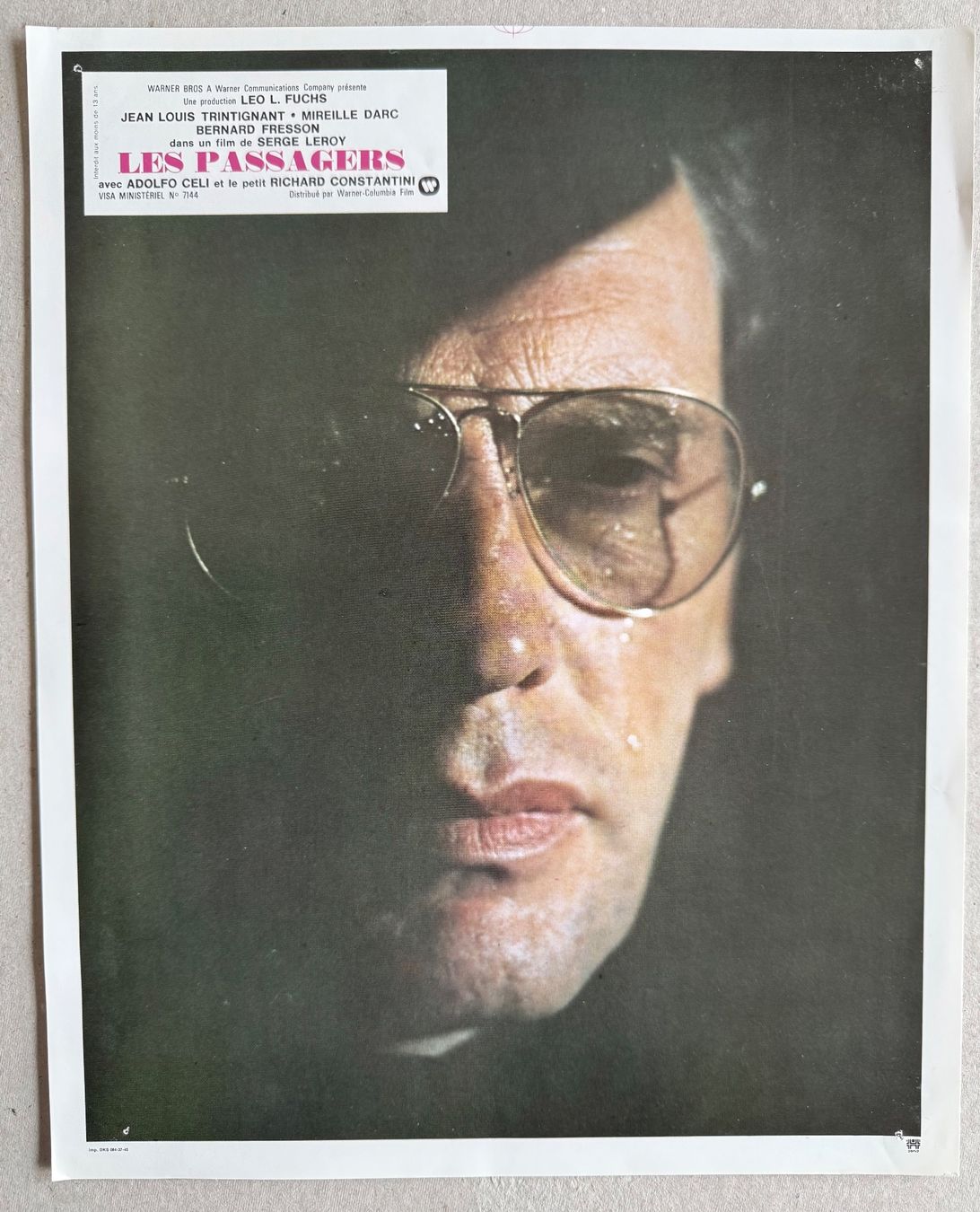 Poster & Bilder: 🟡ORIGINAL Kino AUSHANG Les Passagers 1977 70er Jahre – Gebraucht aus Wallisellen von einstutz 3