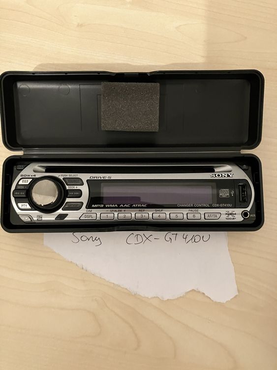 Autoradio Sony Cdx Gt U Kaufen Auf Ricardo