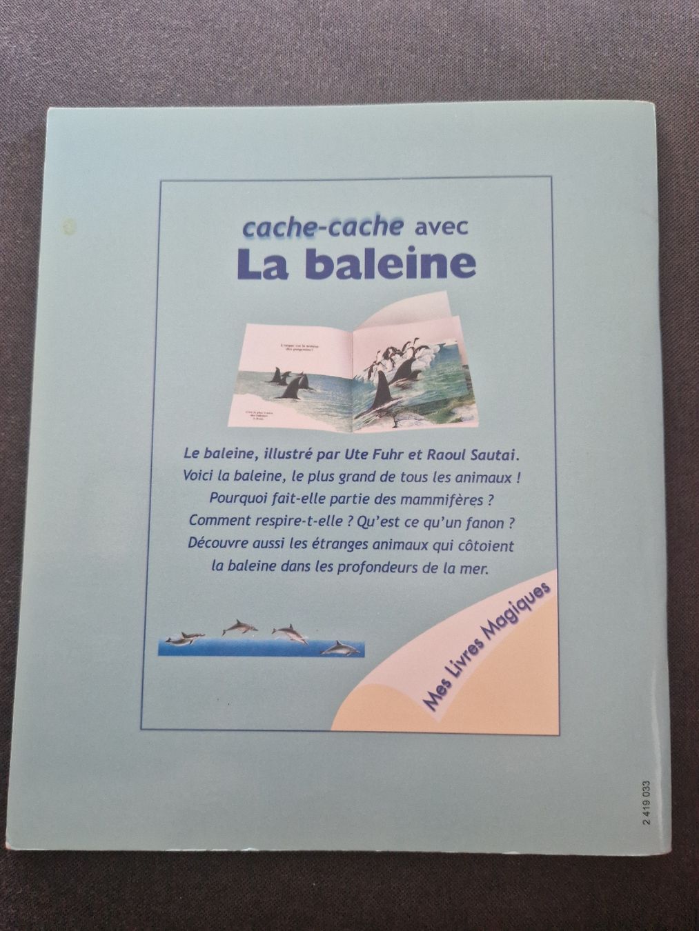 Libri: Cache-cache avec La baleine – Nuovo (secondo la descrizione) da Villars-sur-Glâne venduto da Agnie80 1