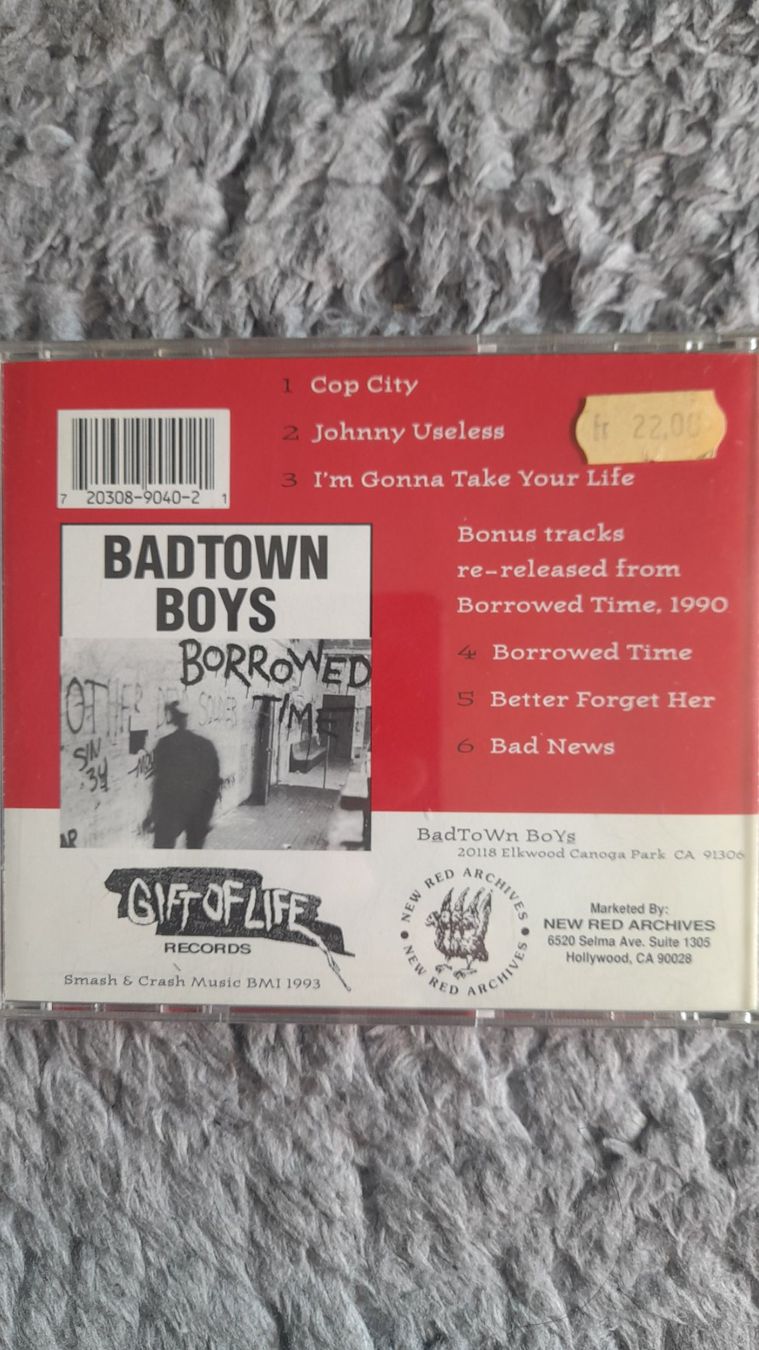 CDs: BAD TOWN BOYS    PENNYLESS IN PARADISE     CD – Gebraucht aus Wetzikon ZH von Ramones01 1